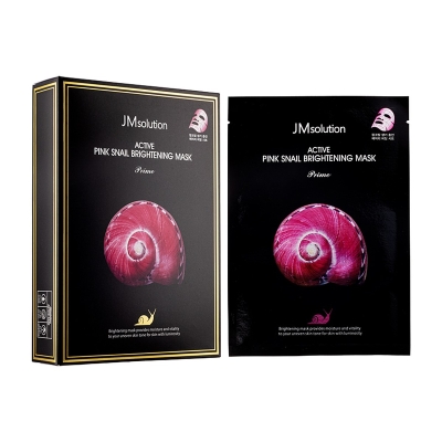 JMsolution Active Pink Snajl Brightening Mask Prime 10pcs
