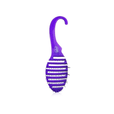 Wet Brush Shower Detangler Purple Glitter 1pc