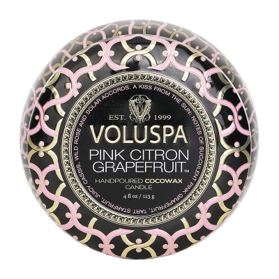 Voluspa Mini Tin Candle - Pink Citron Grapefruit 113g/4oz