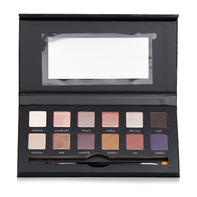 YBF Beauty Rock The Croc Eyeshadow Palette (12x Eyeshadow, 1x Double Ended Eyeshadow Brush) 12x0.8g/0.03oz