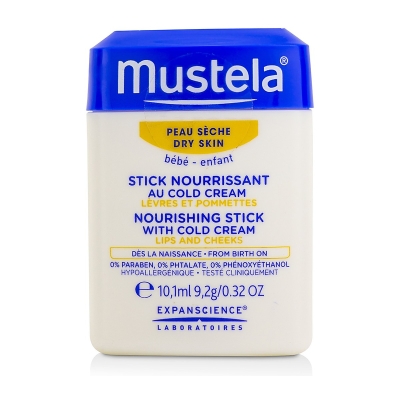 Mustela 冷霜滋養棒（嘴唇和臉頰）- 乾燥皮膚 9.2g/0.32oz