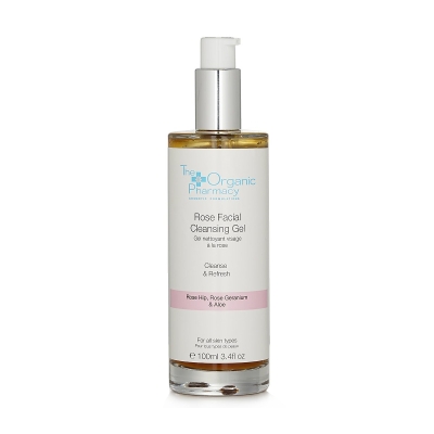 The Organic Pharmacy Gel de limpeza facial rosa 100ml/3.4oz