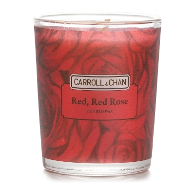 Carroll & Chan 100% Beeswax Votive Candle - Red Red Rose 65g/2.3oz
