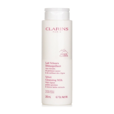 Clarins Aksamitne mleczko oczyszczające z wyciągiem z goryczki alpejskiej i melisy 200ml/6.7oz