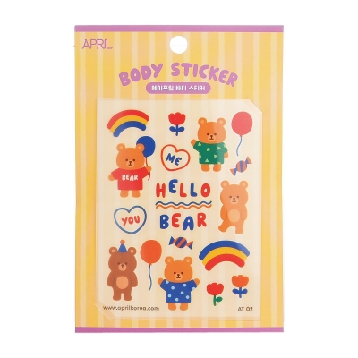 April Korea April Body Sticker AT 02 1pc
