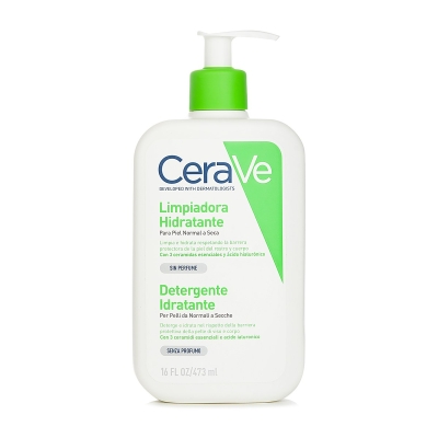 CeraVe Hydratačn&iacute; čist&iacute;c&iacute; př&iacute;pravek pro norm&aacute;ln&iacute; až suchou pleť(Packaging Random Pick) 473ml/16oz