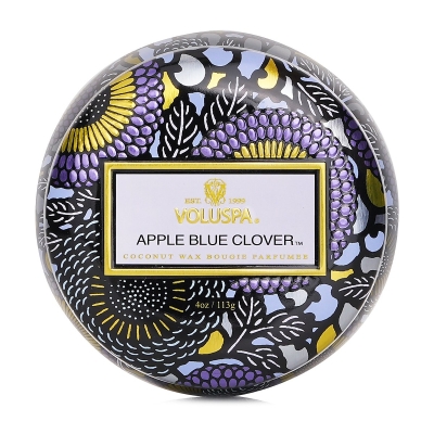 Voluspa Mini Tin Candle - Apple Blue Clover 113g/4oz