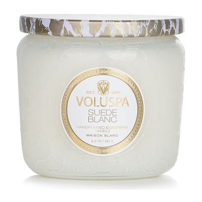 Voluspa Petite Jar Candle - Suede Blanc 127g/4.5oz