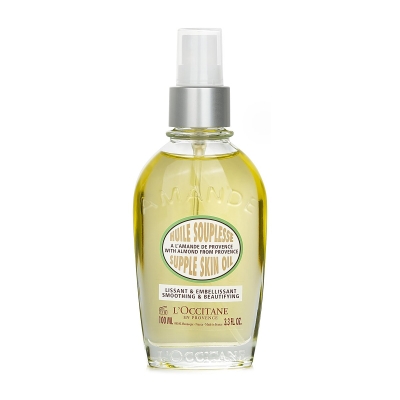 L'Occitane Pleťov&yacute; olej s mandlemi &ndash; zjemňuj&iacute;c&iacute; a zkr&aacute;&scaron;luj&iacute;c&iacute; Almond Supple Skin Oil - Smoothing & Beautifying 100ml/3.4oz