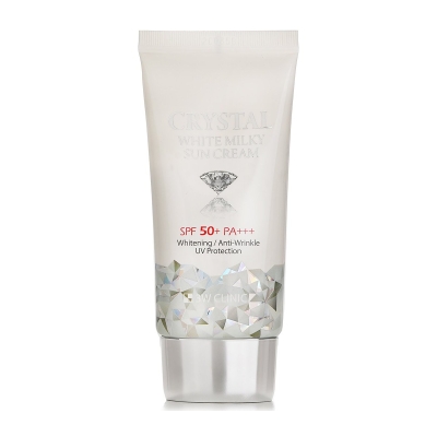 3W Clinic Krystall Hvit Melkeaktig Solkrem SPF 50+/PA+++ 50ml