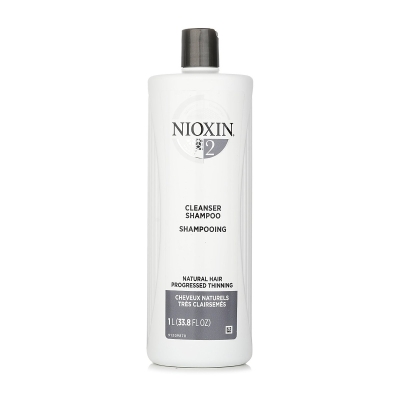 Nioxin Derma Purifying System 2 Cleanser Shampoo (Natural Hair, Progressed Thinning) 1000ml/33.8oz