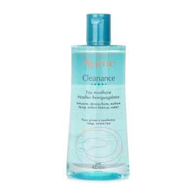 Avene Micel&aacute;rn&iacute; voda Cleanance (na obličej a oči) - pro mastnou pleť se sklonem k skvrn&aacute;m 400ml/13.52oz