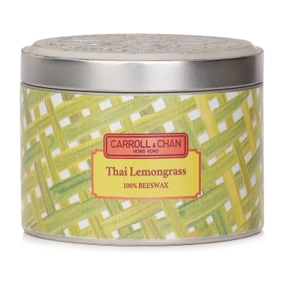 Carroll & Chan 100% Beeswax Tin Candle - Thai Lemongrass (8x6) cm
