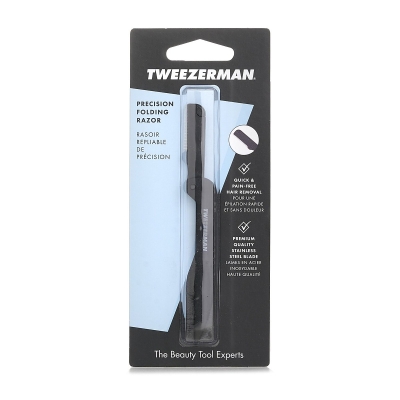 Tweezerman Precision Folding Brow Razor Lavendar Picture Color