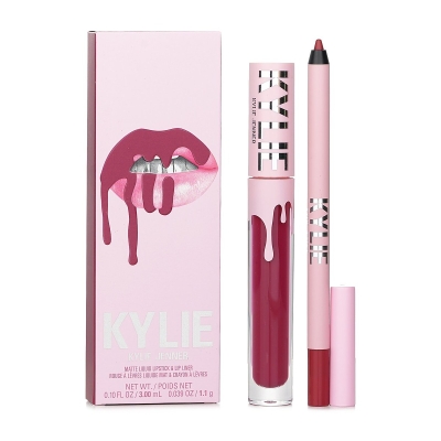 Kylie By Kylie Jenner Matte Lip Kit: Matte Liquid Lipstick 3ml + Lip Liner 1.1g 103 Better Not Pout 2pcs