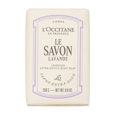 L'Occitane Extra jemn&eacute; m&yacute;dlo s bambuck&yacute;m m&aacute;slem a levandul&iacute; Shea Butter Extra Gentle Soap - Lavender 250g/8.8oz