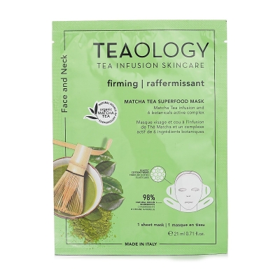 Teaology Matcha Tea Superfood Face & Neck Mask 21ml/0.17oz