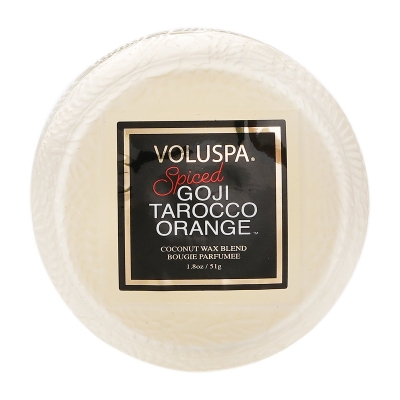 Voluspa Macaron Candle - Spiced Goji Tarocco Orange 51g/1.8oz