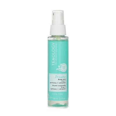 Teaology Yoga Care Breathe 2 in 1 -hajuvedet + virkist&auml;v&auml; vartalosumu 100ml/3.3oz