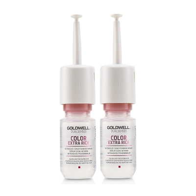 Goldwell Dual Senses Color Extra Rich Intensive Conditioning Serum (Color Lock For Coarse Hair) 12x18ml/0.6oz