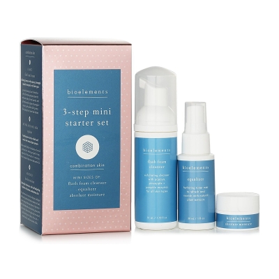Bioelements &Sigma;&epsilon;&tau; Mini Starter 3-Step For Combined Skin 3pcs