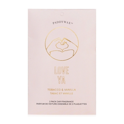 Paddywax Impressions Car Fragrance - Love Ya 2packs