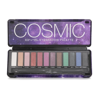 BYS Eyeshadow Palette (12x Eyeshadow, 2x Applicator) Cosmic 12g/0.42oz