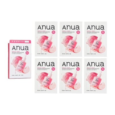 Anua Peach 70 Niacin Serum Mask 6 x 25ml