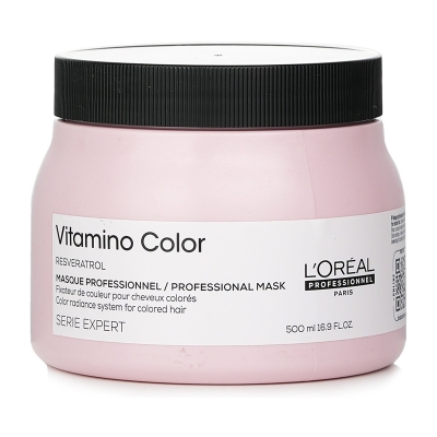 L'Oreal Professionnel Serie Expert - Vitamino Color Resveratrol Color Radiance System Mask (For Colored Hair) (Salon Product) 500ml/16.9oz