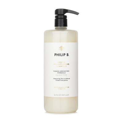 Philip B شامبو منعم لطيف (خال من العطور والملونات - لجميع أنواع الشعر) 947ml/32oz