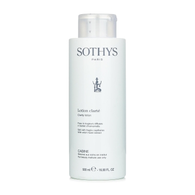 Sothys Clarity Lotion &ndash; pro pleť s křehk&yacute;mi kapil&aacute;rami, s v&yacute;tažkem z vil&iacute;nu (velikost salonu) 500ml/16.9oz