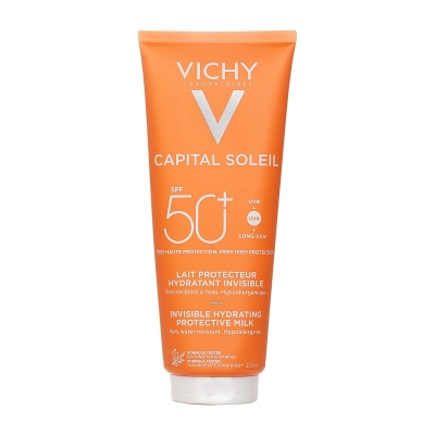 Vichy Capital Soleil Fresh ochrann&eacute; ml&eacute;ko SPF 50 (voděodoln&eacute; &ndash; obličej a tělo) 300ml/10.1oz