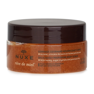 Nuxe Reve De Miel Lahodně vyživuj&iacute;c&iacute; tělov&yacute; peeling &ndash; pro suchou a citlivou pokožku 175ml/6.7oz