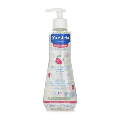 Mustela Zklidňuj&iacute;c&iacute; čist&iacute;c&iacute; voda bez oplachov&aacute;n&iacute; (obličej a pleny) &ndash; pro velmi citlivou pleť 300ml/10.14oz