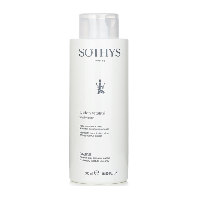 Sothys Vitality Lotion &ndash; pro norm&aacute;ln&iacute; až sm&iacute;&scaron;enou pleť, s extraktem z grapefruitu (velikost salonu) 500ml/16.9oz