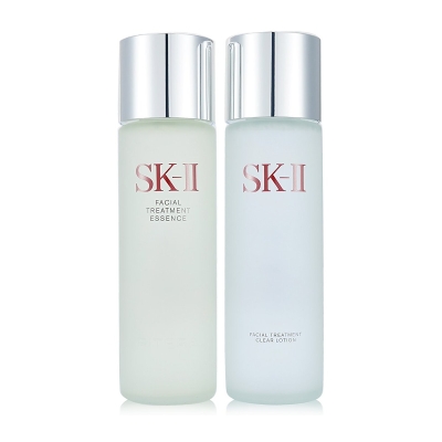 SK II Pitera Deluxe Set: Facial Treatment Clear Lotion 230ml + Facial Treatment Essence 230ml 09125 2x230ml/7.77oz
