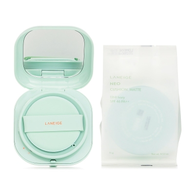 Laneige NEO Cushion Matte SPF46 PA++ # 13N1 Ivory (15g + 15g Refill) 13N1 Ivory (15g + 15g Refill) 30g