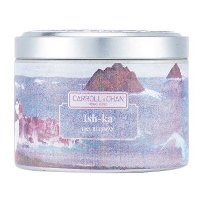 Carroll & Chan 100% Beeswax Tin Candle - Ish-Ka (8x6) cm