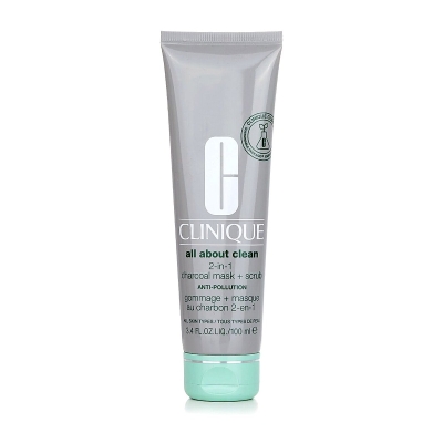 Clinique All About Clean 2-In-1 Charcoal Mask + Scrub 100ml/3.4oz
