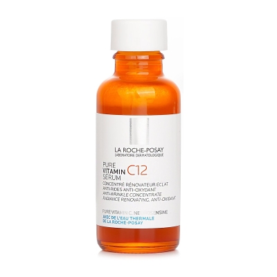 La Roche Posay Pure Vitamin C12 Serum Anti Wrinkle Concentrate, Radiance Renovating, Anti-oxidant 30ml