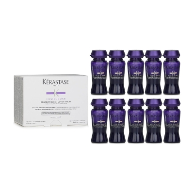 Kerastase Fusio-Dose Concentre H.A Ultra-Violet (For Lightened, Highlighted Cool Blonde Hair) 10x12ml/0.4oz