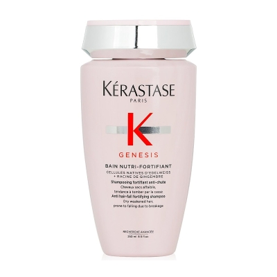 Kerastase Genesis Bain Nutri-Fortifiant Anti Hair-Fall Fortifying Shampoo (Dry Weakened Hair, Prone To Falling Due To Breakage) 250ml/8.5oz