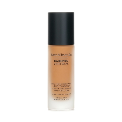 BareMinerals BAREPRO 24HR WEAR Skin Perfecting Matte Liquid Foundation Mineral SPF 20 Medium 37 Warm 30ml/1oz