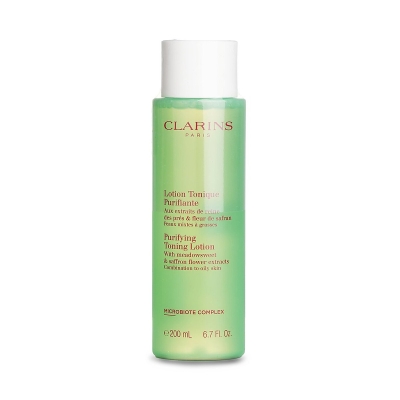 Clarins Čist&iacute;c&iacute; tonizačn&iacute; ml&eacute;ko s v&yacute;tažky z lučn&iacute;ho a &scaron;afr&aacute;nov&eacute;ho květu &ndash; sm&iacute;&scaron;en&aacute; až mastn&aacute; pleť 200ml/6.7oz