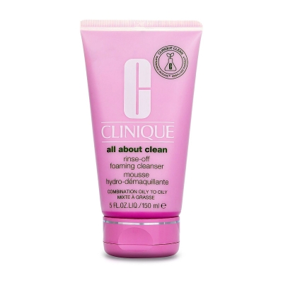 Clinique All About Clean Rinse-Off Foaming Cleanser - For Combination Oily to Oily Skin 150ml/5oz