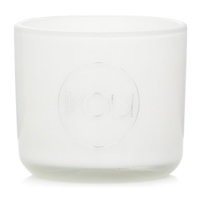 iKOU Eco-Luxury Aromacology Natural Wax Candle Glass - Zen (Green Tea & Cherry Blossom) 85g