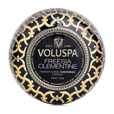 Voluspa Mini Tin Candle - Freesia Clementine 113g/4oz
