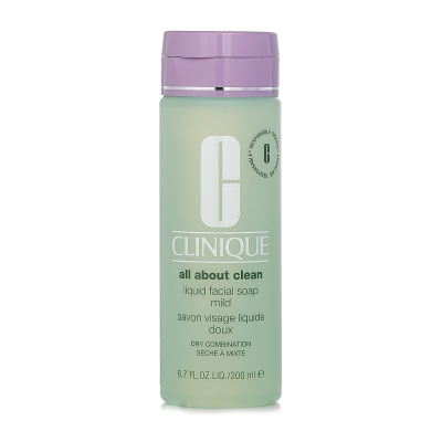 Clinique All About Clean Liquid Facial Soap Mild - Dry Combination Skin(Random Packaging) 200ml/6.7oz