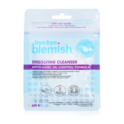 Bye Bye Blemish Dissolving Cleanser 50sheets