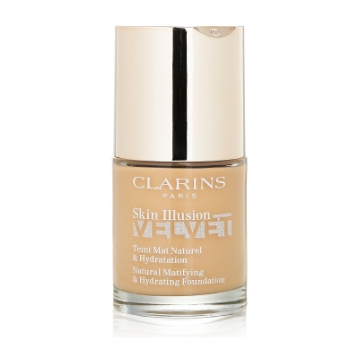 Clarins Skin Illusion أساس مرطب طبيعي ومخملي غير لامع 110N عسلي 30ml/1oz